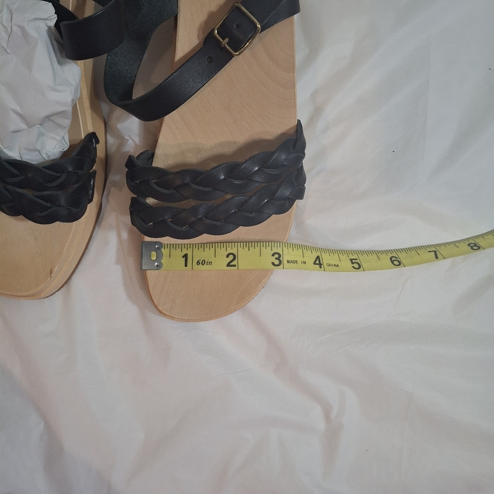 NIB Swedish Hasbeens Tanja strappy sandal Sz 9 / 39 New - Picture 13 of 14